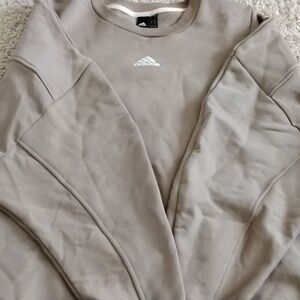 ADIDAS LIGHT BROWN SWEATSHIRT